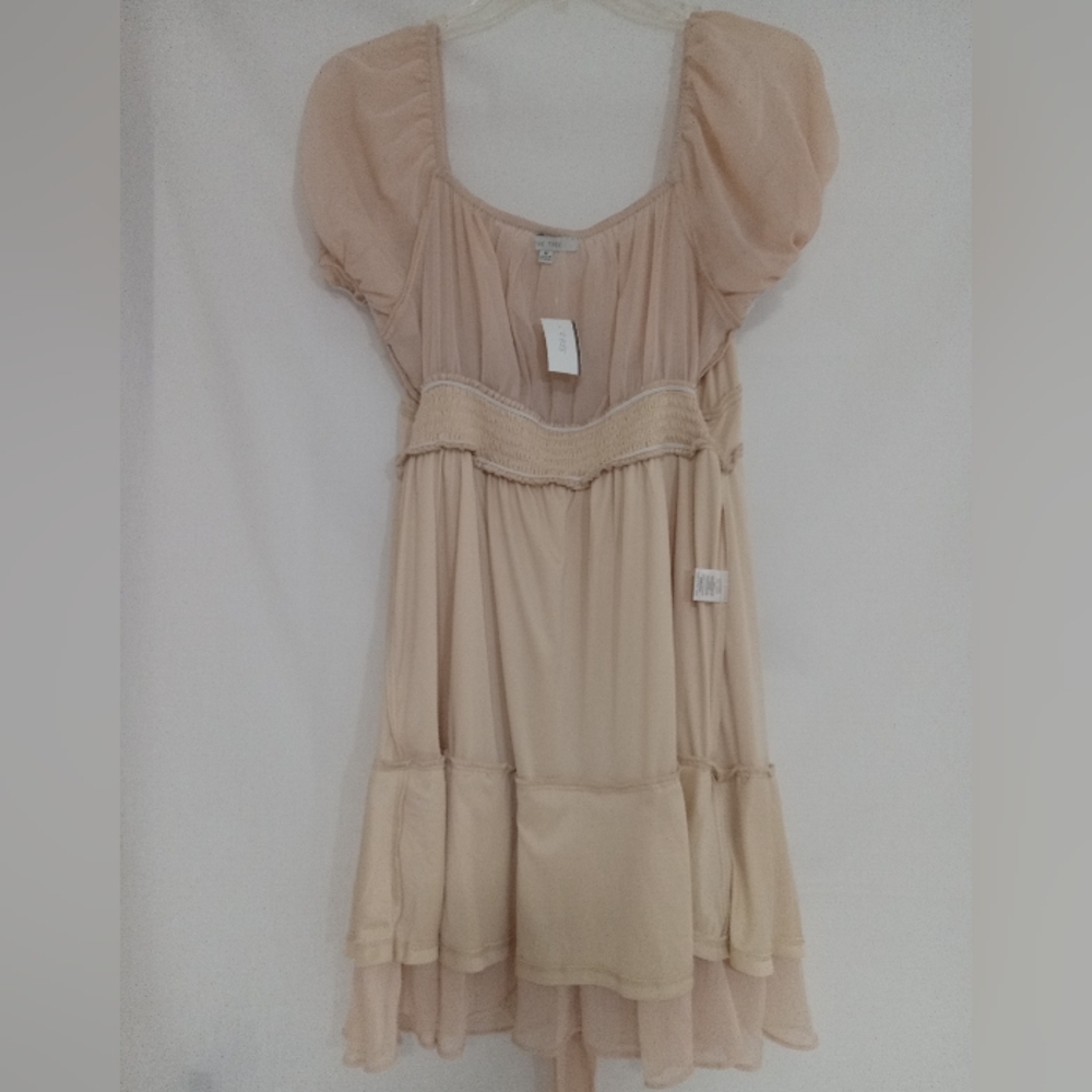 Love Tree - 2 Tier Rufful Mini Dress - Picture 4 of 13